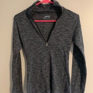Women’s Gray Columbia Sportswear Half Zip